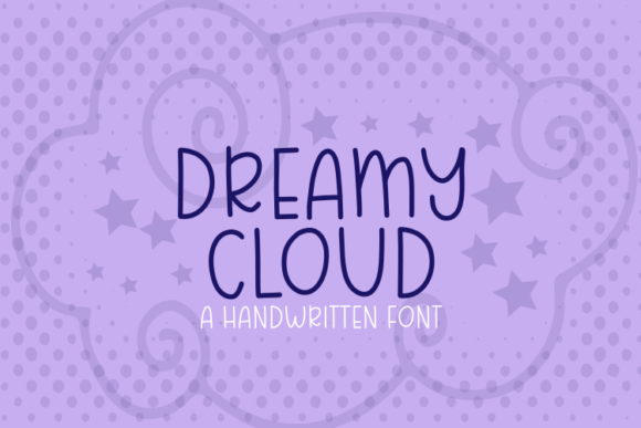 Dreamy Cloud Font Poster 1