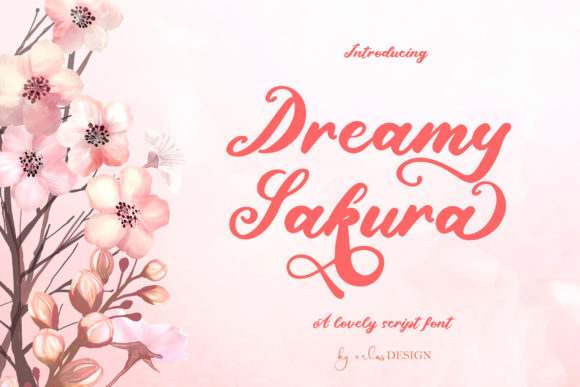 Dreamy Sakura Font Poster 1