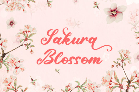 Dreamy Sakura Font Poster 2