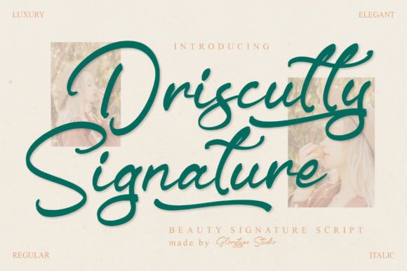 Driscutty Font Poster 1