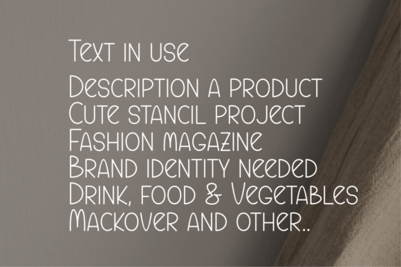 Drunken Stencilliya Font Poster 3