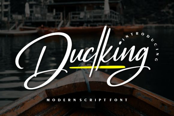 Duclking Font Poster 1