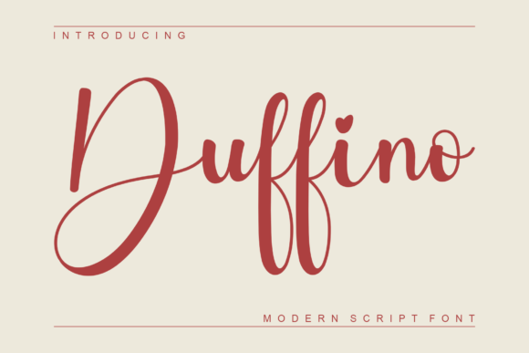 Duffino Font Poster 1