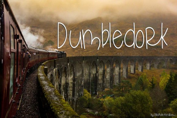 Dumbledork Font Poster 1