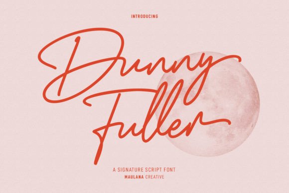 Dunny Fuller Font Poster 1