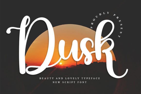 Dusk Font Poster 1