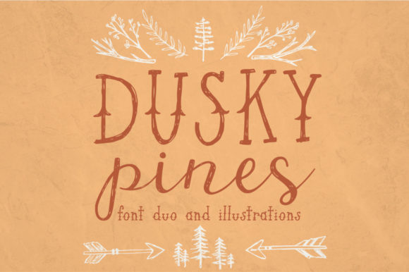 Dusky Pines Font Poster 1
