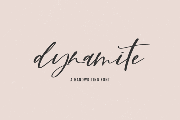 Dynamite Font Poster 1