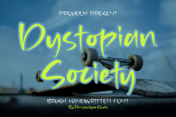 Dystopian Society Font Poster 1