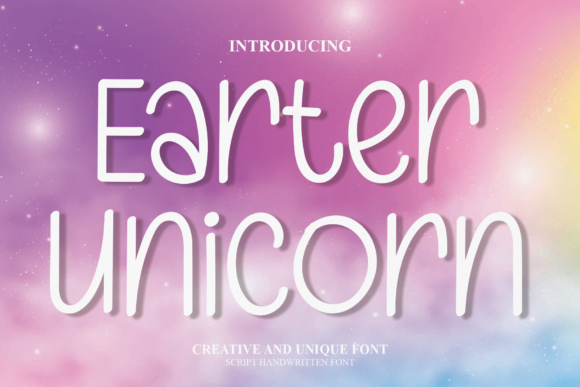 Earter Unicorn Font Poster 1