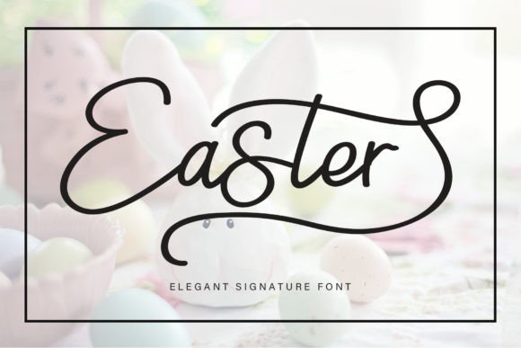 Easter Font Poster 1