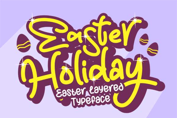 Easter Holiday Font Poster 1