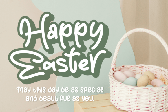 Easter Holiday Font Poster 2