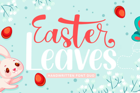 Easter Leaves Font