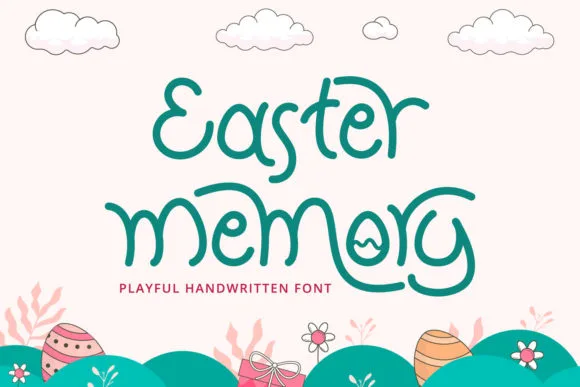Easter Memory Font Easter Memory Font Poster 1