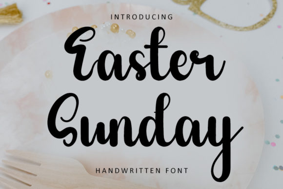 Easter Sunday Font Poster 1