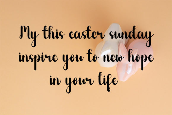 Easter Sunday Font Poster 3