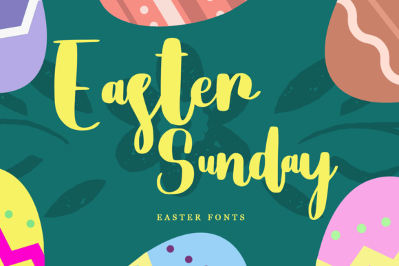 Easter Sunday Font Easter Sunday Font Poster 1
