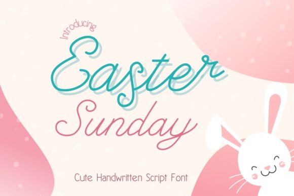 Easter Sunday Font Poster 1