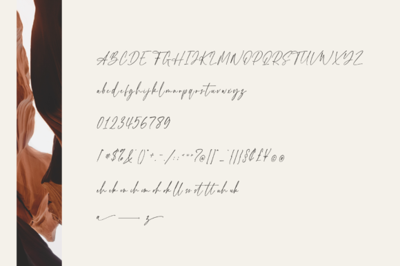 Eastern Forest Font Poster 9