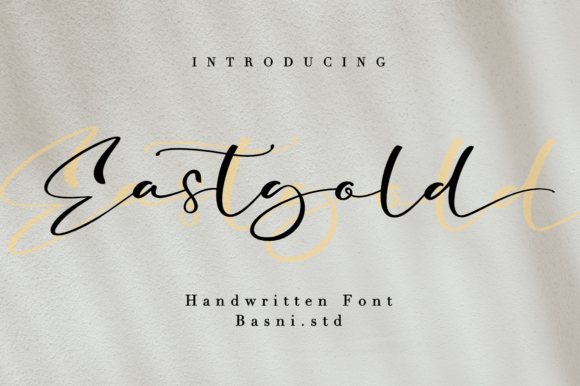 Eastgold Font Poster 1