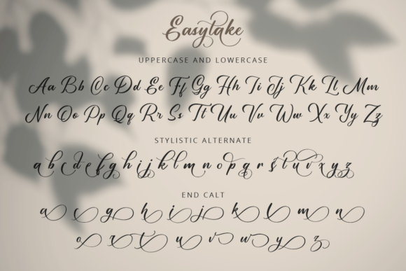 Easytake Font Poster 7