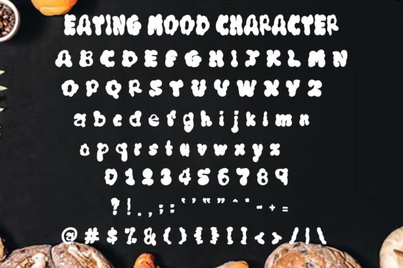 Eating Mood Font Poster 5