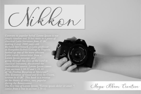 Edelweis Font Poster 2
