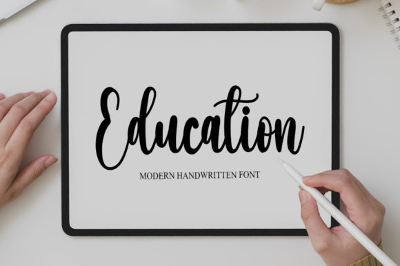 Education Font Poster 1