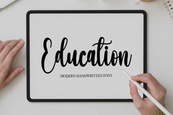Education Font Education Font Poster 1