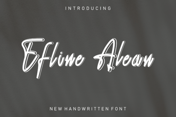 Efline Alean Font Poster 1