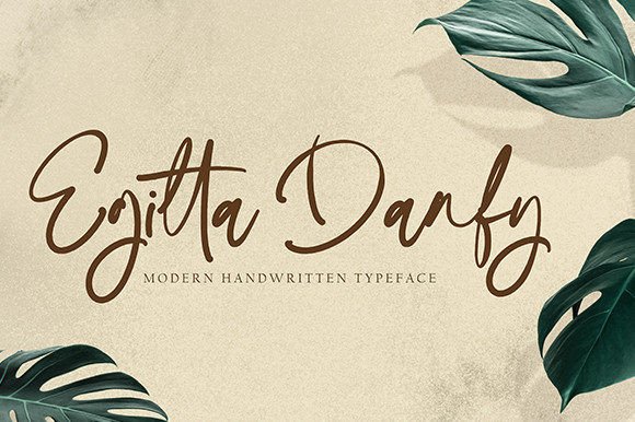 Egitta Danfy Font Poster 1