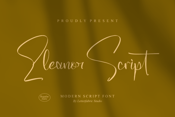 Eleanor Script Font Poster 1