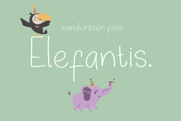 Elefantis Font Poster 1