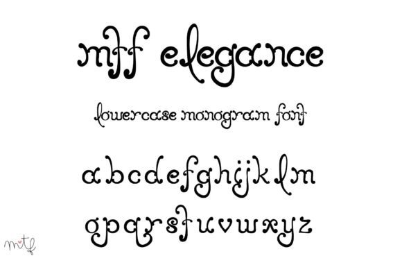 Elegance Font Poster 1