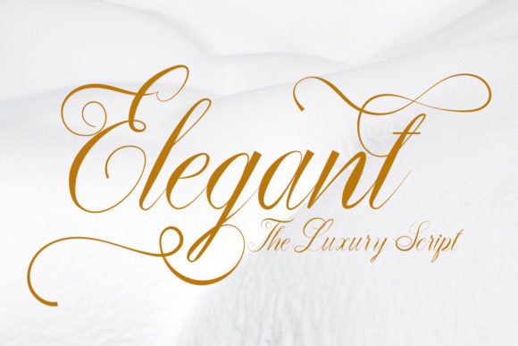 Elegant Font Poster 1