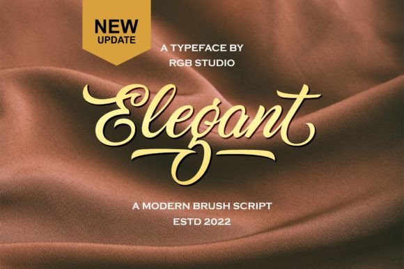 Elegant Font Poster 1