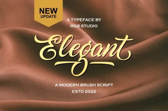 Elegant Font Elegant Font Poster 1