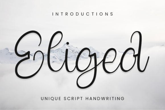 Eliged Font Poster 1