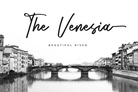 Elissa Signature Font Poster 4