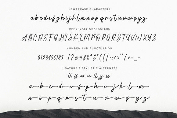 Elissa Signature Font Poster 9