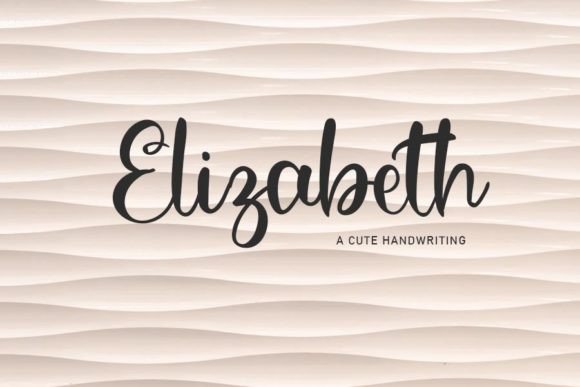 Elizabeth Font Poster 1