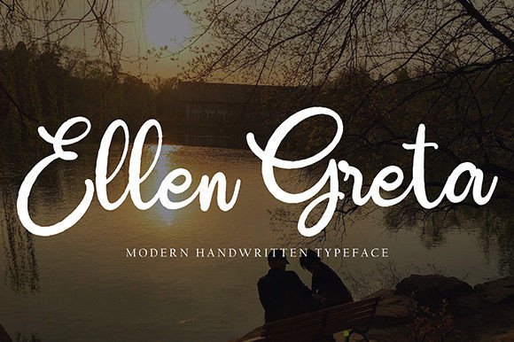 Ellen Greta Font Poster 1