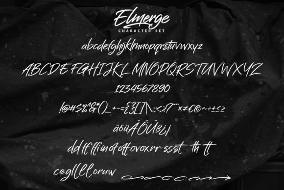 Elmerge Font Poster 5