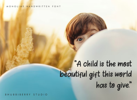 Elnino KIddy Font Poster 4