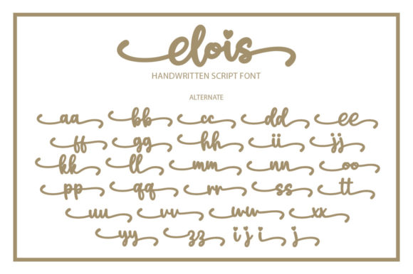 Elois Font Poster 6