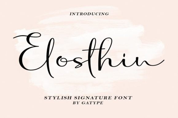 Elosthin Font