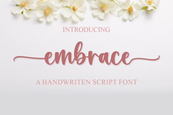 Embrace Font Poster 1