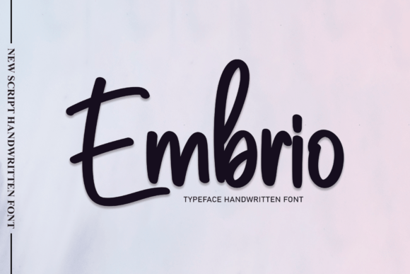 Embrio Font Poster 1
