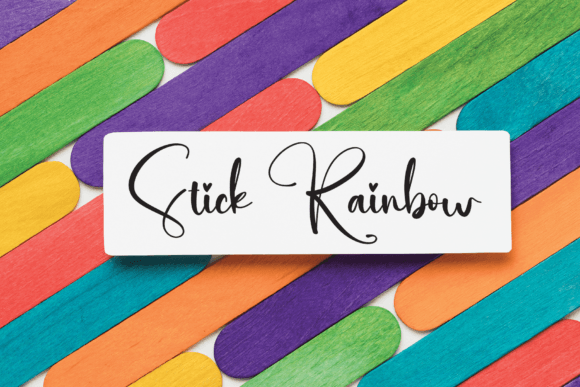 Embroidery Font Poster 2